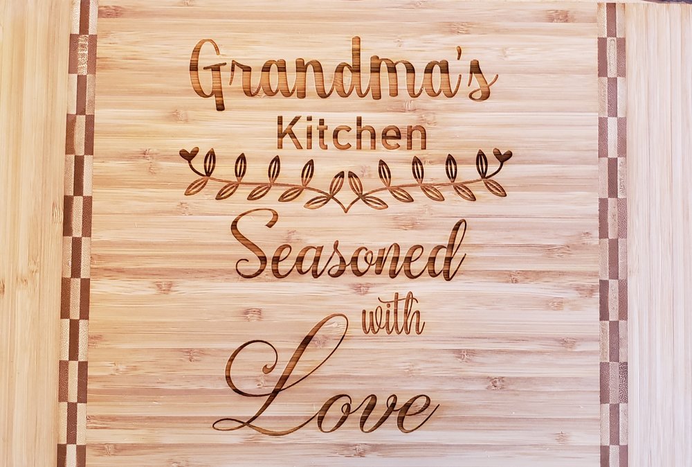 Laser Engraved Cutting Board