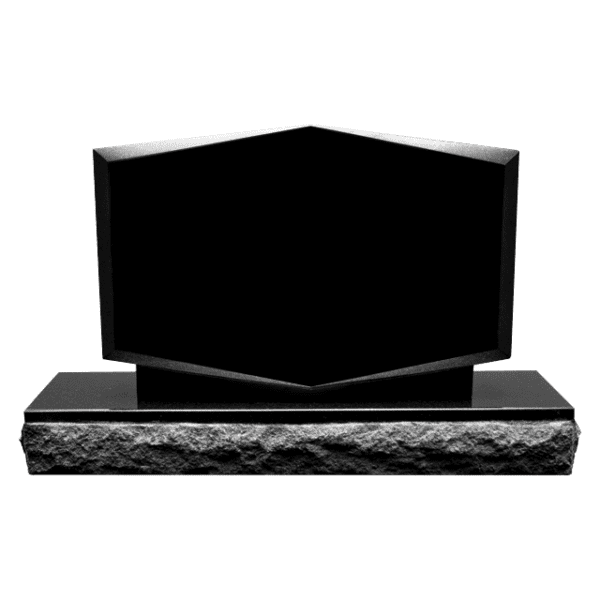 Jet Black Granite Upright Mini Memorial Rt01 – Blank