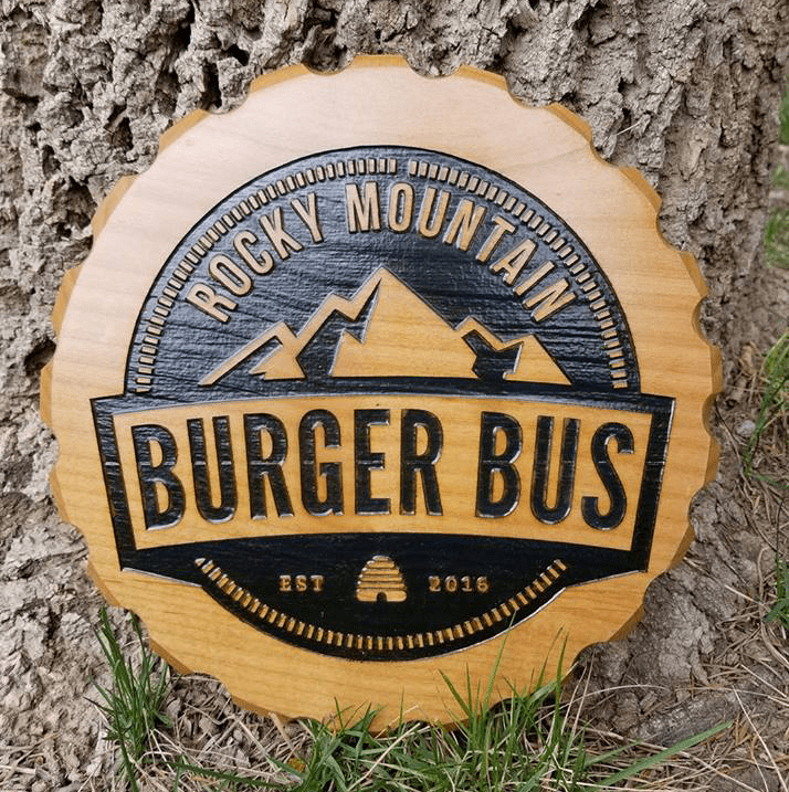 Laser Engraved Wooden Sign