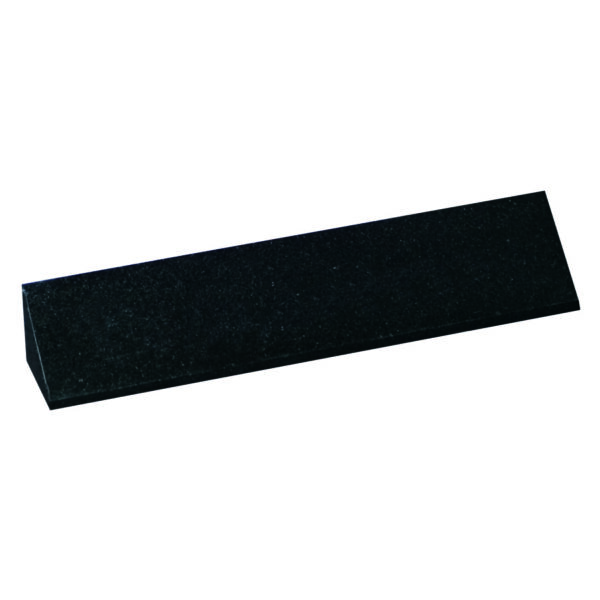 Jet Black Granite Triangle Name Plate-0